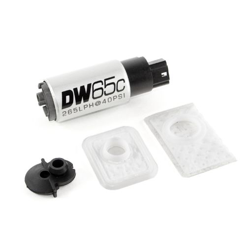 Picture of DeatschWerks 97 - 04 Jeep Wrangler 2.5L4.0L DW65C 265lph Compact Fuel Pump w Install Kit