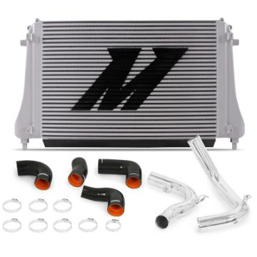 Picture of Mishimoto 2015 VW MK7 Golf TSI GTI R Performance Intercooler Kit w Pipes (Polished)