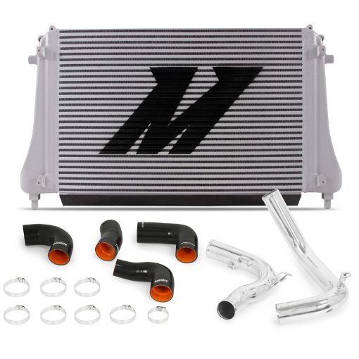 Picture of Mishimoto 2015 VW MK7 Golf TSI GTI R Performance Intercooler Kit w Pipes (Polished)