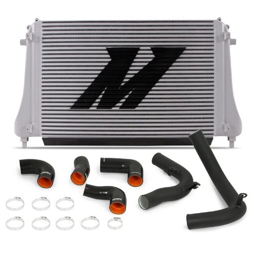 Picture of Mishimoto 2015 VW MK7 Golf TSI GTI R Performance Intercooler Kit w Pipes (Black)