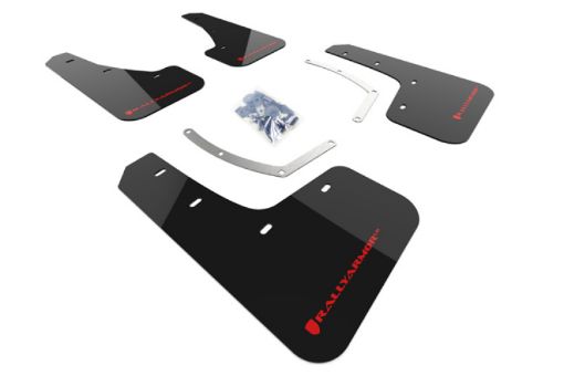 Picture of Rally Armor 18 - 24 Subaru Ascent Black UR Mud Flap wRed Logo