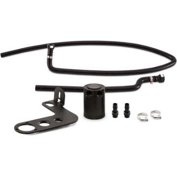 Picture of Mishimoto 10 - 15 Chevrolet Camaro SS (Automatic) Baffled Oil Catch Can Kit - Black