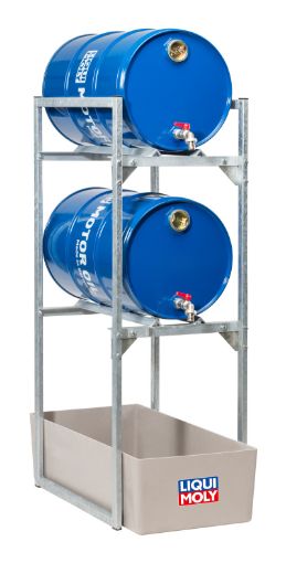 Picture of LIQUI MOLY Drum Rack For 2 x 60L Drums wOil Drip Pan