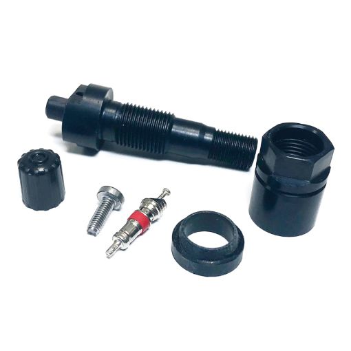 Picture of Schrader TPMS Service Pack - Black Anodized Stem and Nut - Fits EZ - sensors - 10 Pack
