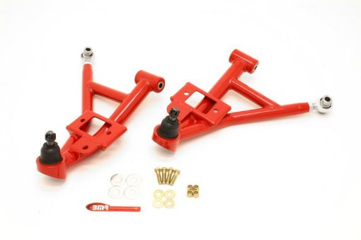 Picture of BMR 93 - 02 F - Body Adj. Lower A - Arms PolyRod End Combo - Red