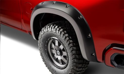 Picture of Bushwacker 19 - 21 Chevrolet Silverado 1500 Pocket Style Flares 2pc REAR - Black