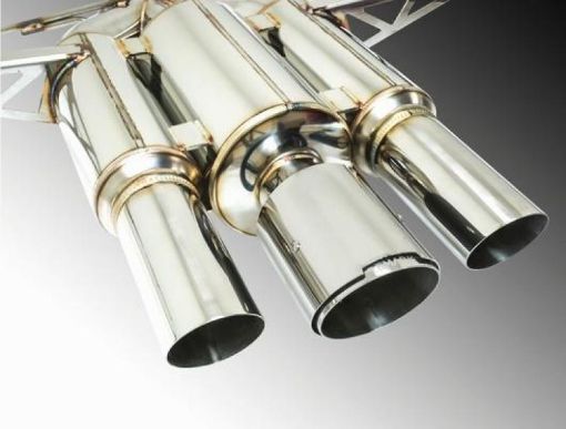 Picture of Remark Catback Exhaust 2017 Honda Civic Type - R Spec III - Triple Tip Stainless Steel Tip Cover (Res)