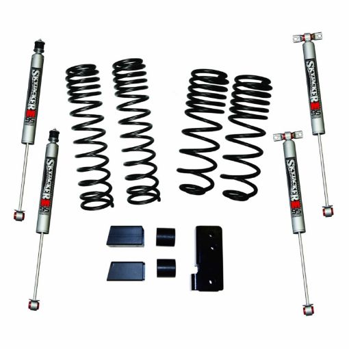 Picture of Skyjacker 2007 - 2018 Jeep Wrangler JK 2 Door 4WD Long Travel 2in - 2.5in Lift Kit wM95 Monotube Shocks