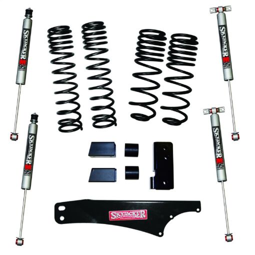 Picture of Skyjacker 2007 - 2018 Jeep Wrangler JK 4 Door 4WD Long Travel 2in - 2.5in Lift Kit wM95 Monotube Shocks