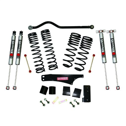 Picture of Skyjacker 2007 - 2018 Jeep Wrangler JK 2 Door 4WD Long Travel 3.5in - 4in Lift Kit wM95 Monotube Shocks