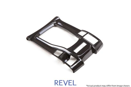 Picture of Revel GT Dry Carbon Shifter Panel Cover 17 - 18 Honda Civic Type - R - 1 Piece