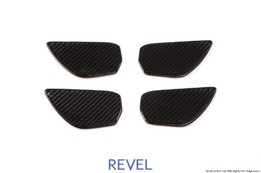 Picture of Revel GT Dry Carbon Door Trim Inner Handles (FLFRRLRR) 16 - 18 Honda Civic - 4 Pieces