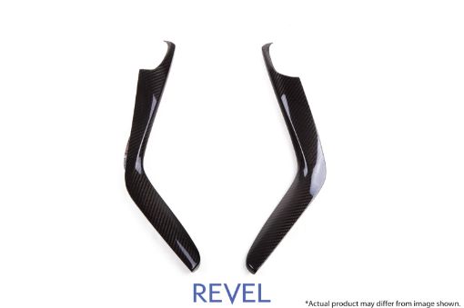 Picture of Revel GT Dry Carbon Center Console Side Panels (Left Right) 16 - 18 Honda Civic - 2 Pieces