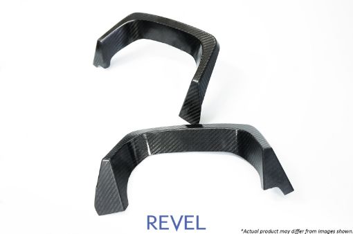 Picture of Revel GT Dry Carbon Muffler Garnish (Left Right) 15 - 18 Subaru WRXSTI - 2 Pieces