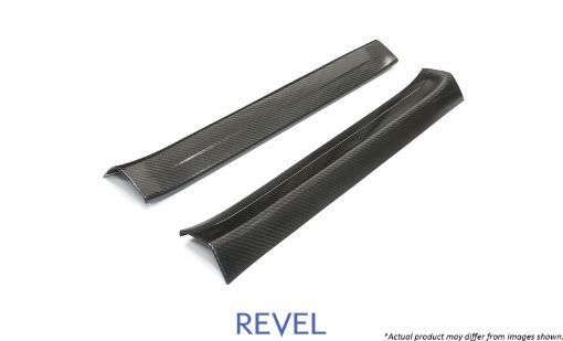 Picture of Revel GT Dry Carbon Door Sill Covers (Left Right) 14 - 17 Mazda Mazda3 - 2 Pieces