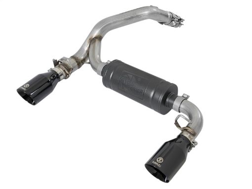 Picture of aFe Takeda 3in 304 SS Axle - Back Exhaust System w Black Tip 16 - 18 Ford Focus RS 2.3L (t)