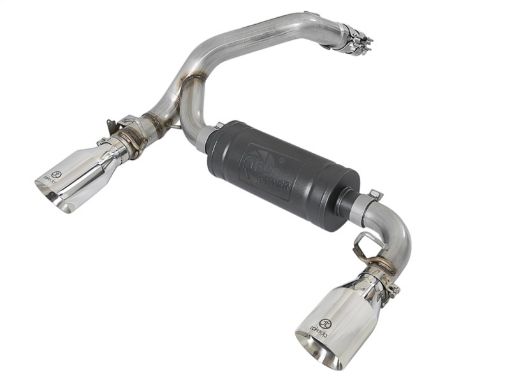 Picture of aFe Takeda 3in 304 SS Axle - Back Exhaust System w Polished Tip 16 - 18 Ford Focus RS 2.3L (t)