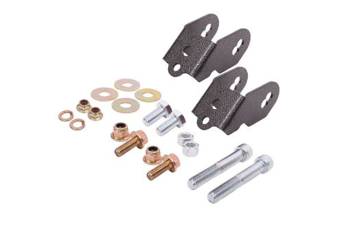 Picture of BMR Suspension 15 - 18 Ford Mustang S550 Rear Camber Adjustment Lockout Kit - Black Hammertone