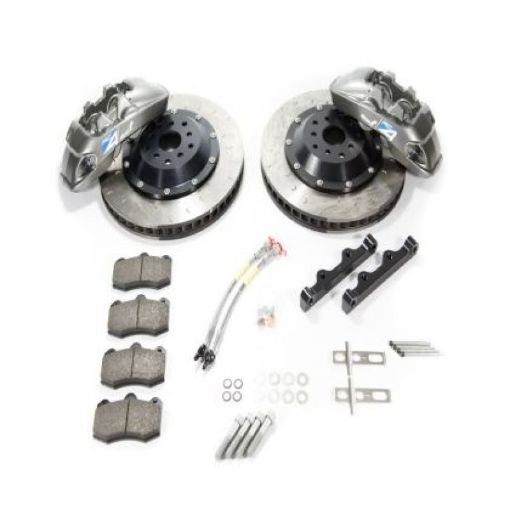 Picture of Alcon 2009 Nissan GT - R R35 380x33mm Rotor Grey 4 Piston Caliper RC4 Rear Axle Kit