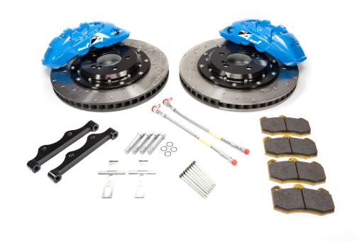 Picture of Alcon 2009 Nissan GT - R R35 380x33mm Rotor Sky Blue 4 Piston Caliper RC4 Rear Axle Kit