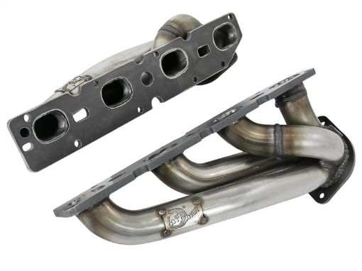 Picture of aFe Power Twisted Steel 304SS Shorty Header 09 - 18 Dodge Challenger Charger V8 - 5.7L
