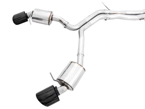 Picture of AWE Tuning Audi B9 RS 5 Sportback Touring Edition Exhaust - Resonated - Diamond Black RS Style Tips