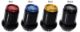 Picture of Project Kics Kyokugen Lug Nut Set (20) 12x1.50 Black Aluminum wGold Cap