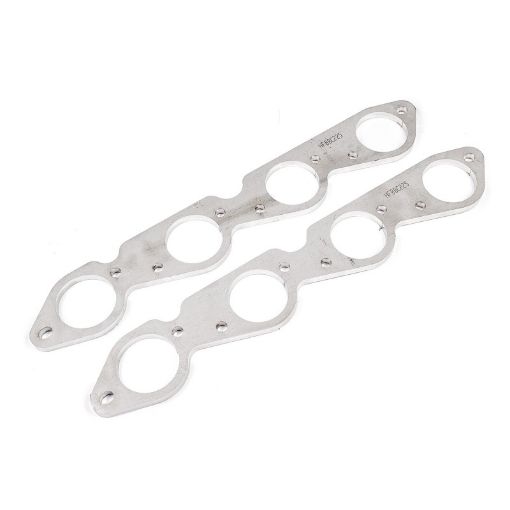 Picture of Stainless Works Big Block Chevy Round Port Header 304SS Exhaust Flanges 2 - 14in Primaries