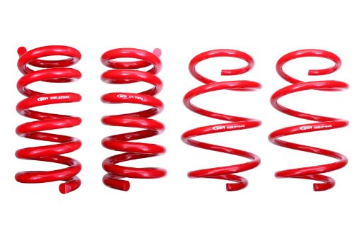 Picture of BMR 15 - 18 S550 Mustang Lowering Spring Kit (Set Of 4) - Red