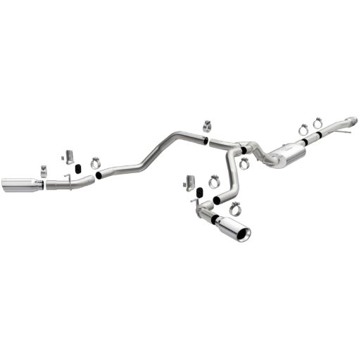 Picture of MagnaFlow 2019 Chevy Silverado 1500 V8 5.3L Street Series Dual Split Exit Exhaust w Polished Tips