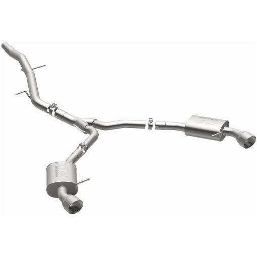 Picture of MagnaFlow CatBack 18 - 19 Audi A5 Dual Exit Polished Stainless Exhaust - 3in Main Piping Diameter