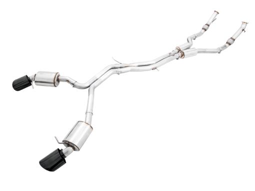 Picture of AWE Tuning Audi B9 RS 5 2.9L (Res.For Performance Cat) Touring Edition Exhaust w Diamond Black Tips