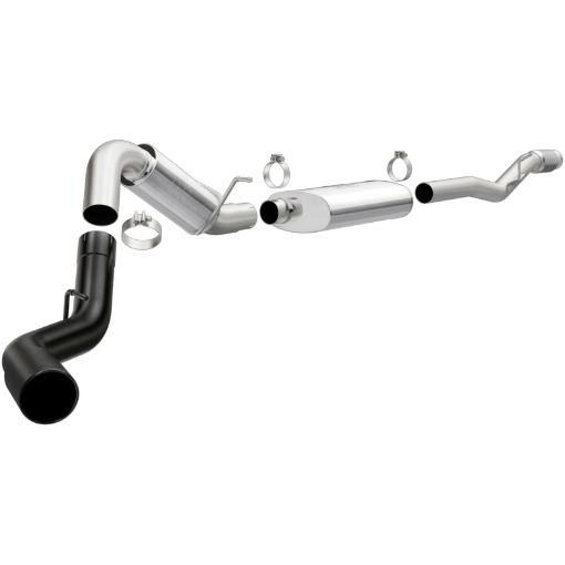 Picture of MagnaFlow 14 - 18 Chevrolet Silverado 1500 4in Single Exit Stainless Steel Cat - Back Exhaust wBlk Tip
