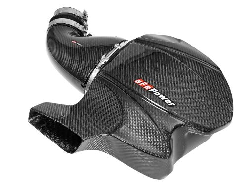 Picture of aFe Momentum Carbon Fiber CAIS w Pro Dry S Filter 12 - 19 Jeep Grand Cherokee SRT8 (WK2) V8 - 6.4L