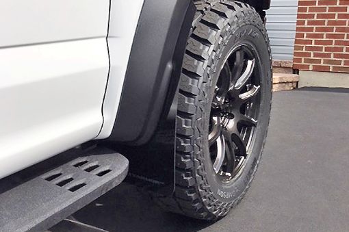 Picture of Rally Armor 17 - 20 Ford F - 150 Raptor Gen 2 Black UR Mud Flap wDark Grey Logo