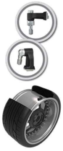 Picture of Schrader TPMS Sensor - Clamp - In Programmable 90 Degree EZ - Sensor ( valve stem not included )