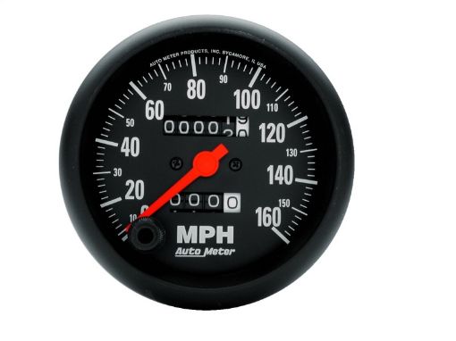 Picture of Autometer Z - Series 85mm160 MPH Mechanical Speedometer