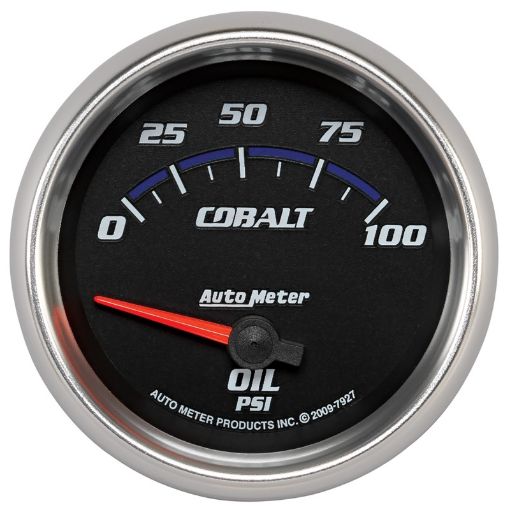 Picture of Autometer Cobalt 66.7mm 0 - 100 PSI Oil Pressure Gauge