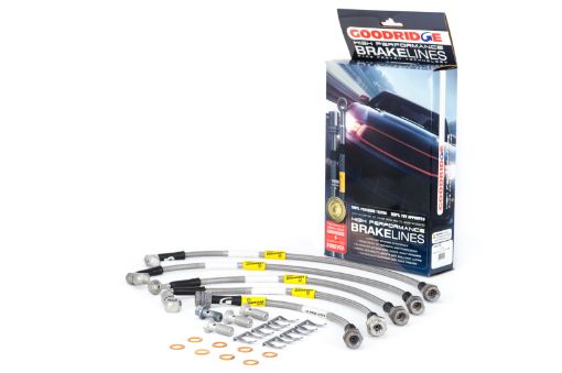 Picture of Goodridge 04 - 06 Cadillac CTS - V (wBrembo Brakes) Stainless Steel Brake Line Kit