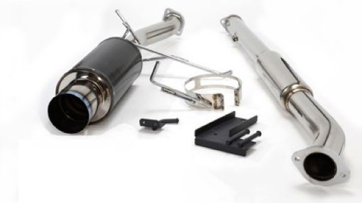 Picture of HKS 03 - 06 Evo Carbon - Ti Cat - back Exhaust