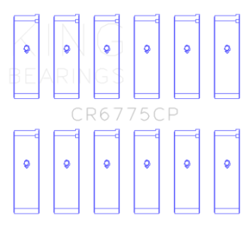 Picture of King - Nissan 3.5L VQ35DE 2001 - 2006 Connecting Rod Bearing Set (6 Pairs)