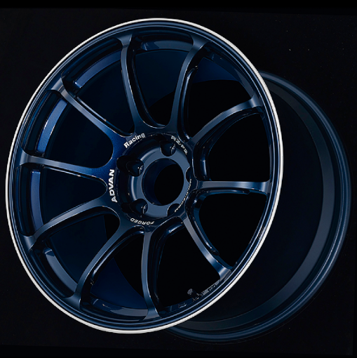 Picture of Advan Racing RZ - F2 18x9.5 45 5 - 120 Racing Titanium Blue Ring Wheel