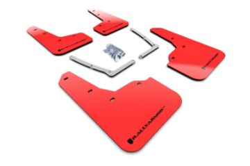Picture of Rally Armor 16 - 21 Honda Civic Si Red UR Mud Flap wBlack Logo