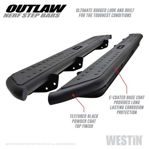 Picture of Westin 2019 Dodge Ram Crew Cab ( Excludes 1500 Classic) Outlaw Nerf Step Bars