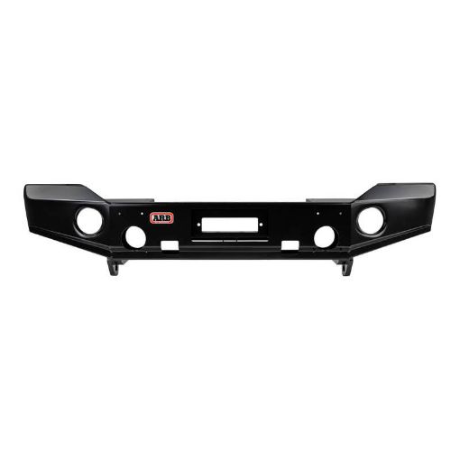 Picture of ARB Sahara Deluxe Winch Bumper Jk 07On Satin WCrush Cans