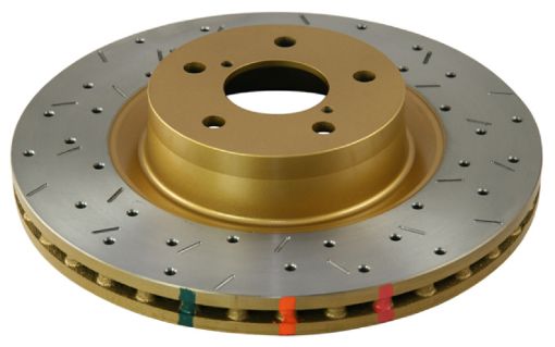 Picture of DBA Toyota Cruiser Rear Drilled Slotted 4000 Series Rotor