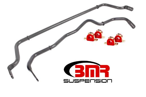 Picture of BMR 16 - 18 Chevy Camaro Sway Bar Kit w Bushings - Black Hammertone