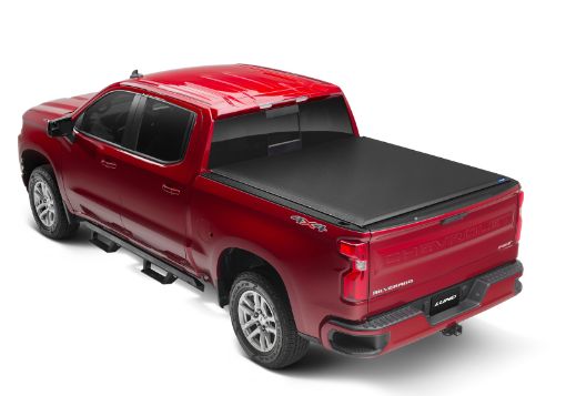Picture of Lund 19 - 23 Chevrolet Silverado 1500 6.5ft Bed Genesis Roll Up Tonneau - Black