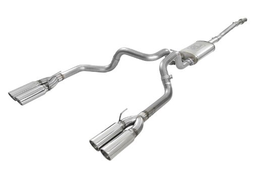 Picture of aFe Vulcan Series 3in 304SS Exhaust Cat - Back Exh w Pol Tips 2019 GM Silverado Sierra 1500 V8 - 5.3L
