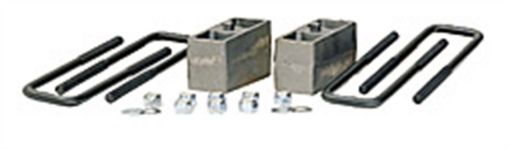 Picture of Fabtech 11 - 19 GM CK2500HD 2WD4WD 1in Rear Leaf Spring Block U - Bolt Kit